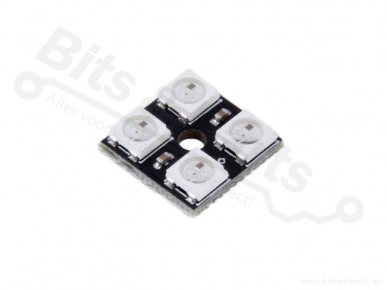 LED Board 2x2 WS2812B 5050 RGB LED met drivers (4bits)